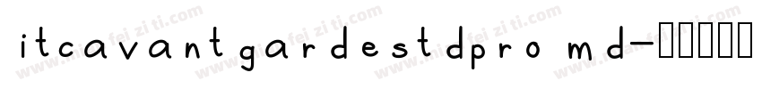 itcavantgardestdpro md字体转换